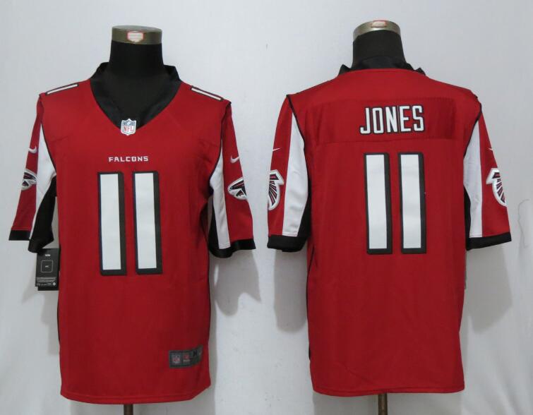 2017 New Nike Atlanta Falcons #11 Jones Red Limited Jersey->women mlb jersey->Women Jersey